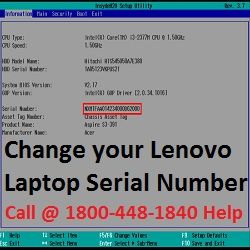 lenovo find serial number remotely